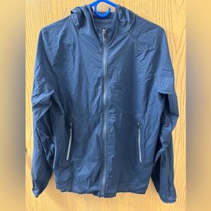 Lululemon Lite Speed Jacket Blue Size Small Full Zip, Hood, Reflective, Sold Out